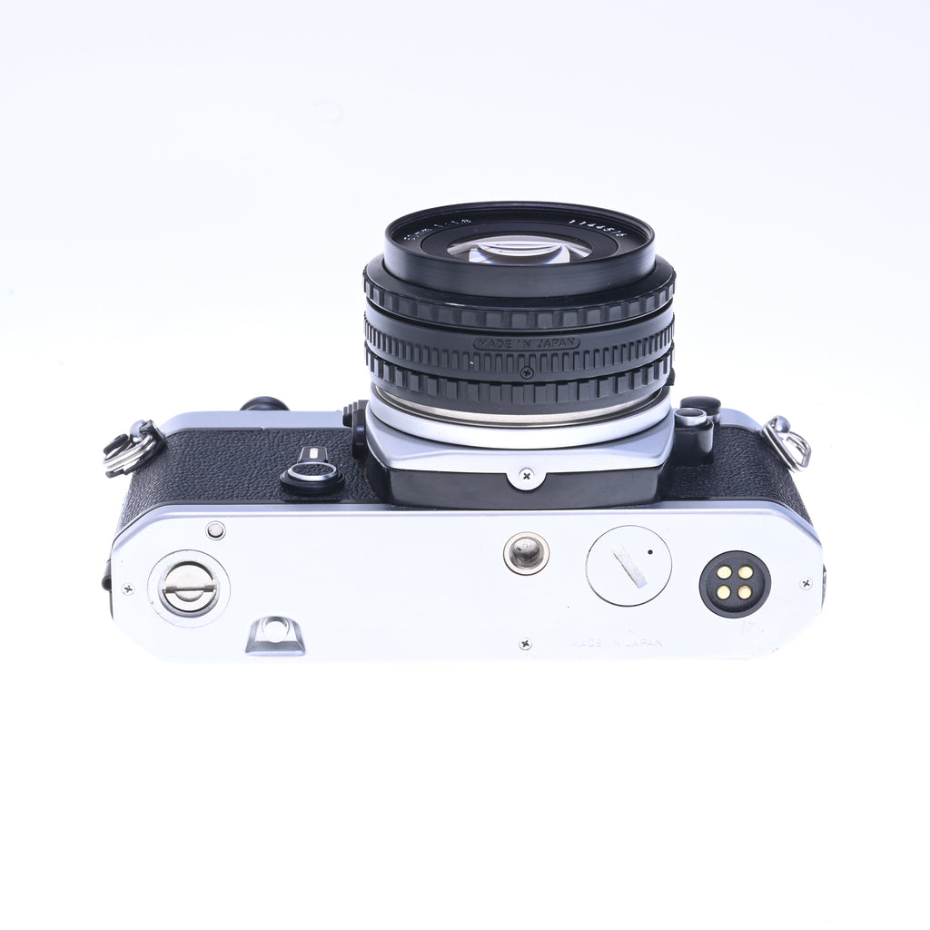 Nikon FE 35mm Film Camera with 50mm f/1.8 Series E Lens